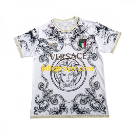 Billige Fotballdrakter Italia Versace Hvit 2023/24 Kortermet